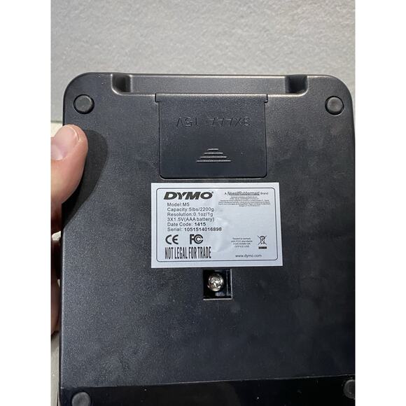 Dymo Digital Postal Scale Model M5 Battery Operated 5 Lb Max EUC! - Picture 6 of 7